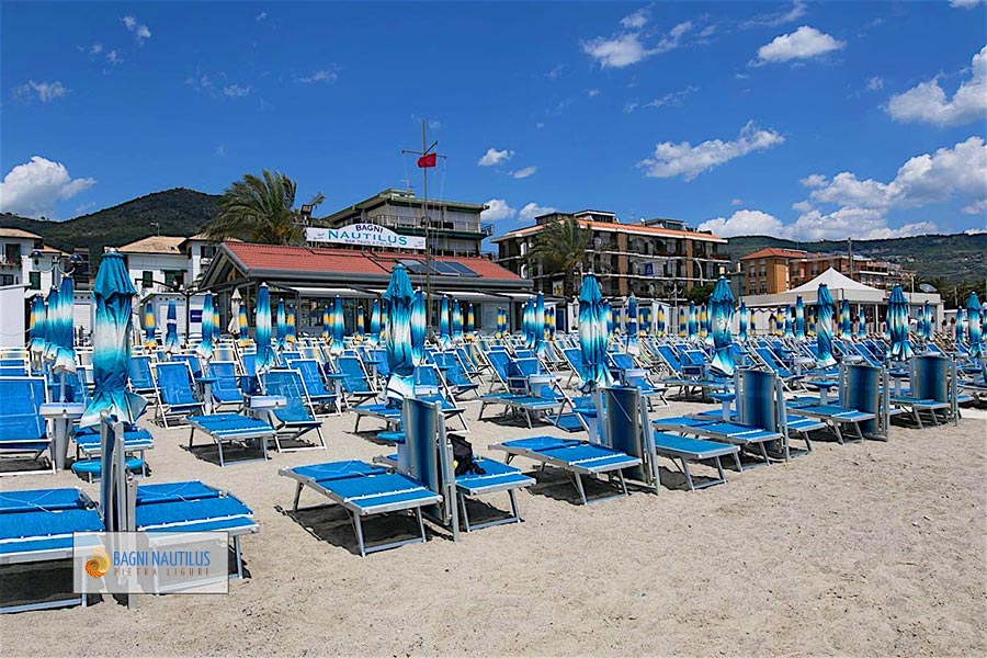 Spiaggia Bagni Nautolis Pietra Ligure
